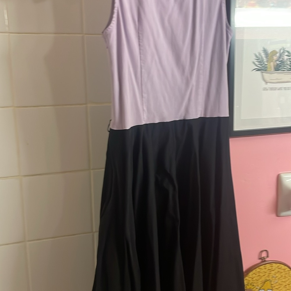 Rebel love designs Purple and Black Dress with front heart shaped pockets - Picture 5 of 7